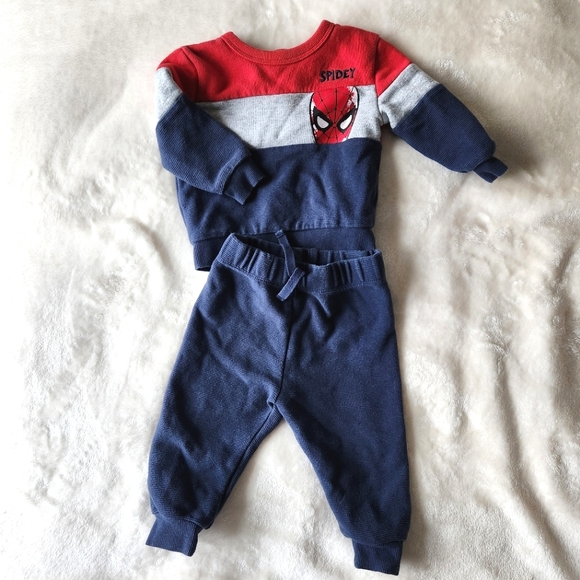 Marvel Infant Spiderman sqeatsuit - Picture 1 of 4